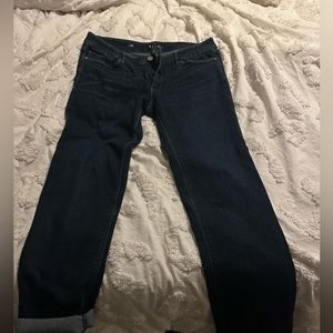 White House black market  dark denim jeans - The Slim size 8S, never worn
